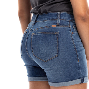 Robes de haute qualité pour femmes Cargo Jeans Pant Shorts Fabrication de vêtements pour filles Mid Rise Shorts en jean personnalisés à 5 poches Vente en gros - Product Image 4