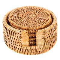 Sous-verres personnalisés 2026 en MDF avec poignée métallique – Écologiques, luxueux, élégants et modernes – Sets de tapis de table de cuisine