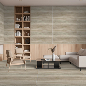 Carreaux en porcelaine émaillée aspect bois Matt 60x120 cm pour applications modernes au sol et au mur - Product Image 1