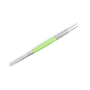 Forceps micro-chirurgicaux Debakey de qualité chirurgicale, droits, dentelés, croisés, 180 mm, 7 pouces, en acier inoxydable, réutilisables, certifiés CE - Product Image 2