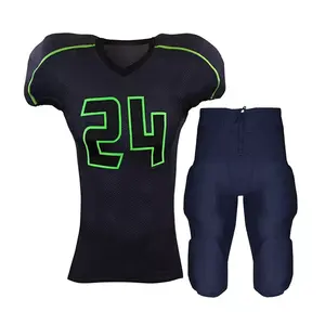 Uniforme de fútbol americano de nuevo estilo de alta calidad para hombres transpirable de manga corta de calidad fina - Product Image 6