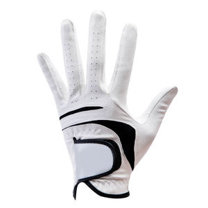 Gant de golf en cuir de mouton véritable de qualité supérieure, durable, blanc, en cuir de cabretta, pour tous les temps, main gauche, respirant, sport - Product Image 1