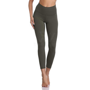 Venta directa de fábrica Leggings de Yoga de cintura elástica de tamaño personalizado Servicio OEM Leggings de yoga más vendidos - Product Image 4