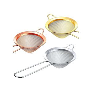 Exigente diseño de lujo Mint Julep colador Color plata colador de cóctel de alta calidad uso para Club y cocina - Product Image 3