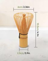 Fouet Matcha en bambou fabriqué à la main traditionnel japonais Chasen Matcha agitateur Matcha thé outil de mélange accessoire