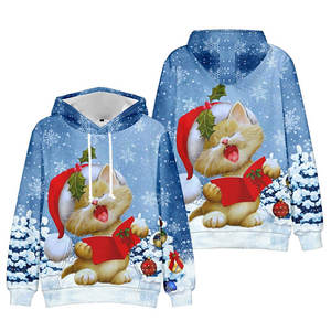 <b>Christmas</b> Arrival High Quality Men's Thermal Pullover Hoodies Customizable Good Quality Sweatpants Winter Breathable Hoodies - Product Image 2