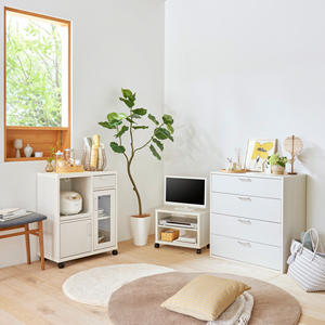 Armoire de rangement moderne en bois et verre Shirai pour la maison, le bureau et le salon, meubles en provenance du Japon et du Vietnam - Product Image 6