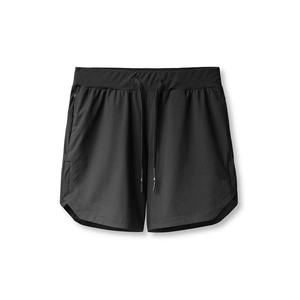 Pantalones cortos deportivos de poliéster de alta calidad de secado rápido para gimnasio con bolsillos para hombres, ropa deportiva con logotipo personalizado para hombres - Product Image 4