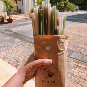 หลอดดูดข้าว2025บัวสีน้ำเงินเป็นมิตรต่อสิ่งแวดล้อมสำหรับซื้อกลับบ้านร้านกาแฟน้ำผลไม้นมชา - Product Image 3