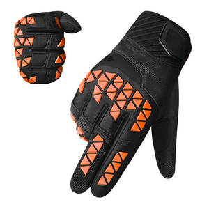 Gants de moto en cuir de style course haute performance Gants de moto en cuir pour route et piste - Product Image 1
