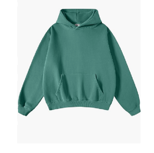 เสื้อฮู้ดไหล่ทรงหลวม300 GSM ทรงบ็อกซี่ผ้าคอตตอน100% ลายพื้นออกแบบได้ตามต้องการ - Product Image 1