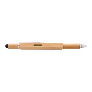 Bolígrafo Promocional Multifuncional de Bambú Tooby, Gadget de Oficina Sostenible y Ecológico - Product Image 2