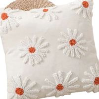 Housses de coussin en coton tissé rafraîchissant de haute qualité pour canapés et lits, motifs imprimés lumineux, oreillers décoratifs, style moderne et simple pour la maison