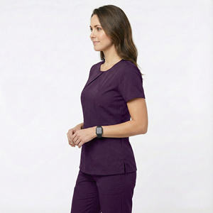 Ladies Fashion Medical Scrubs <b>Set</b> Nursing Uniforms Women Hospital <b>Doctor</b> Work Wear Dental Clinic Suits Stretch Fabric Scrub <b>Sets</b> - Product Image 2