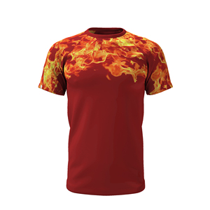 Camisetas de poliéster de secado rápido con impresión completa con servicio de logotipo OEM Ideal para entrenamiento deportivo Gimnasio y ropa de estilo de vida activo - Product Image 4