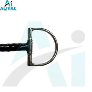 Junta única en forma de D de broca de caballo de acero inoxidable ALMAC diseñada para durabilidad, comodidad y control efectivo para jinetes - Product Image 4