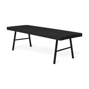 Banc de patio minimaliste moderne avec pieds en métal Sièges polyvalents pour la salle à manger, une pièce de déclaration pour tout espace moderne - Product Image 4