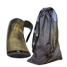 Vente en gros de tasse à corne à boire Viking de style naturel de qualité supérieure Technique finie et polie à la main pour la bière et l'eau à usage personnalisé - Product Image 2