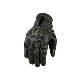 Gants de moto en cuir pour hommes, coupe-vent, imperméables, respirants, hiver, impression personnalisée, doigts complets, taille personnalisée - Product Image 2