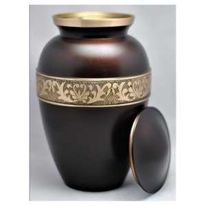 Nouveau look avec un prix raisonnable fabriqué en inde en gros-crémation-urnes fournitures funéraires urne en aluminium crémation fabrication indienne - Product Image 3