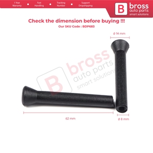 BDP683 ชุดคลิปล็อคประตู 2 ชิ้น รุ่น 7702188942 สำหรับ 9 11 - Product Image 5