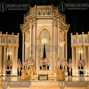 เวทีงานแต่งงานไม้ดีไซน์ใหม่ ตกแต่งงานแต่งงานอย่างหรูหรา - Product Image 4