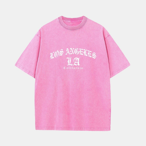 เสื้อยืดคอกลมทรงหลวมสไตล์วินเทจซักแบบวินเทจเสื้อยืดอินเทรนด์สำหรับผู้ชายผู้หญิง - Product Image 6