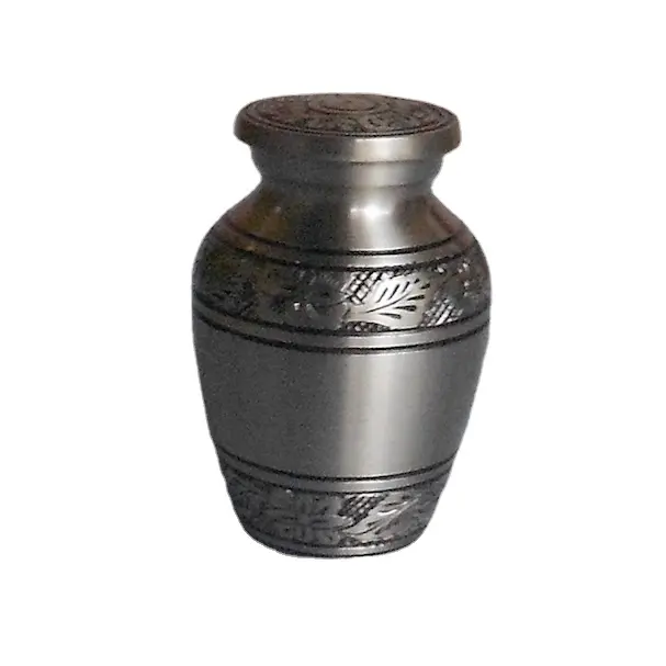 Mini urnas de cremación de latón nuevas de calidad superior con bolsa de terciopelo para cenizas humanas o cosas conmemorativas en gran oferta