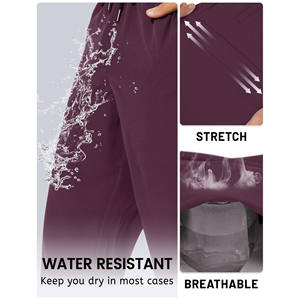 Pantalons pour hommes d'usine de haute qualité Streetwear tissu tricoté logo personnalisé joggers avec pantalons de survêtement de poche pantalons pour hommes empilés - Product Image 3