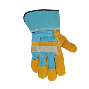 Durable Material Double Palm <b>Gloves</b> Leather Made Double Palm <b>Gloves</b> Comfortable Double Palm <b>Gloves</b> - Product Image 5