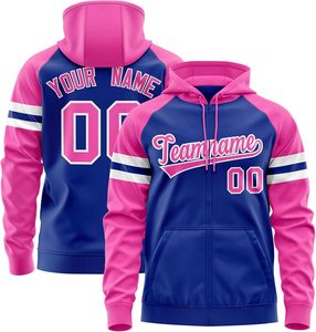 Sudadera con capucha deportiva de algodón 100% personalizada con nombre y número, logotipo de equipo impreso anticontracción para eventos de equipo de partidos de entrenamiento - Product Image 1