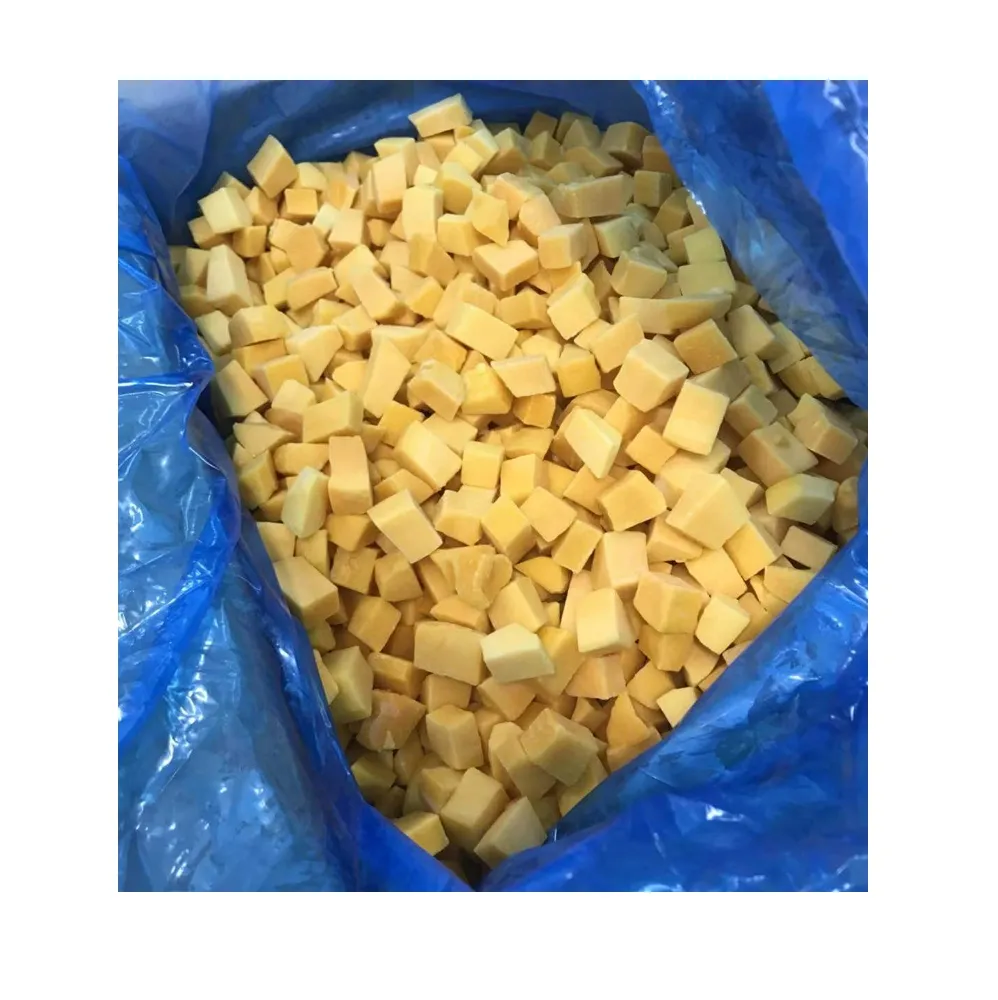 Wholesale OEM/ODM Packing Mango Frozen Dice / Frozen Mango Slice Made In Vietnam 100% Fresh Mango Fruit
