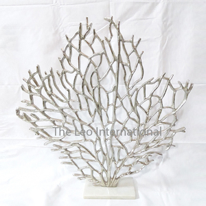 Vàng Lá Điêu Khắc trên đá cẩm thạch cơ sở trang trí cho trang trí nội thất sang trọng mạ vàng lá trung tâm hiển thị mảnh trang trí nội thất - Product Image 4