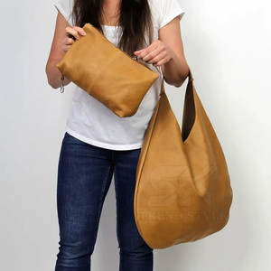 Bolso de Hombro de Cuero de Gran Capacidad de un Solo Color para Mujer, Bolso de Hombro Diario de Cuero Suave de Alta Calidad - Product Image 2