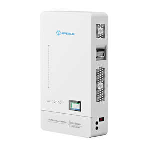 Powerwall Lifepo4 baterai surya terpasang di dinding, baterai penyimpanan energi rumah Lithium 51.2v 200ah 10kWh - Product Image 1