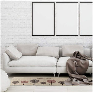 ชุดพรมครัวผ้าลินินทันสมัยปรับแต่งได้ พร้อมแผ่นรองยางกันลื่น ป้องกันพื้นเสียหาย ลายพิมพ์แปลกใหม่ - Product Image 4