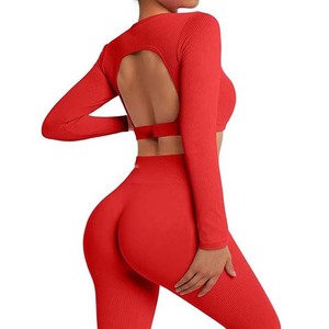 Leggings de yoga à taille élastique pour femmes, séchage rapide, leggings de performance pour femmes, leggings de course et de yoga en spandex et nylon, leggings taille haute - Product Image 3
