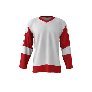 Maillot de Hockey sur glace personnalisé avec nom et numéro imprimé, en Stock, vente chaude, maillots de Hockey sur glace durables - Product Image 5