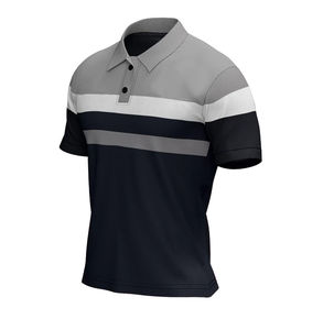 2025 de manga corta bordada solapa verano transpirable negocios Casual transfronterizo de gran tamaño Polo - Product Image 5