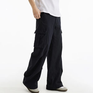 Pantalon de randonnée cargo pour homme, coupe slim, couleur unie, fabrication professionnelle, léger, entièrement personnalisable (OEM) - Product Image 3