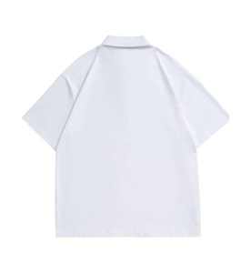 Camisetas de Hombre 100% Algodón, Logotipo Serigrafiado, Corte Regular, Cuello Redondo, Color Sólido, Estilo Urbano, Antiencogimiento - Product Image 5