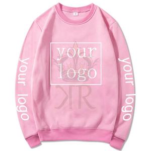 Sudaderas de Algodón Grueso de Alta Calidad para Hombre, Venta al por Mayor, Impresión de Logotipo Personalizado, Bordado, Cuello Redondo - Product Image 1