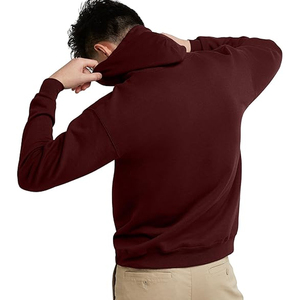 Sweat à capuche pour hommes à la mode surdimensionné à épaules tombantes polaire streetwear logo personnalisé commande en gros fournisseur OEM ODM - Product Image 2