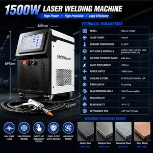 Máquina de Soldadura Láser de Fibra Portátil de hasta 2000W, Fácil de Operar, Oferta a Precios Bajos - Product Image 5