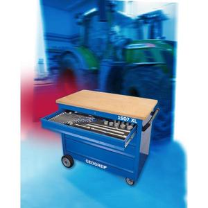 Carro de herramientas Gedore KL-4999-8200 para ensamblaje de ejes de vehículos comerciales con 92 piezas, cajas de herramientas industriales - Product Image 2