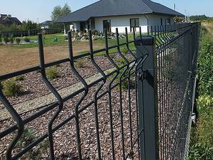 <span class=keywords><strong>Prix</strong></span> promotionnel 3D <span class=keywords><strong>Panneau</strong></span> de clôture en treillis métallique avec plis en V - Product Image 6