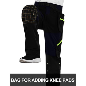 Pantalones DE TRABAJO DE CARGA impermeables transpirables para hombres de alta calidad, funcionalidad multibolsillo para trabajadores de seguro laboral de construcción - Product Image 4