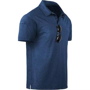 Casual <b>Polo</b> <b>Shirts</b> for Men Solid Color Custom Logo Breathable New Fashion Collared Tees OEM Supplier - Product Image 2