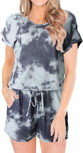 Ensemble de shorts d'été pour femmes Fabricants professionnels Meilleure pièce Ensemble de t-shirts et shorts surdimensionnés pour femmes en grande quantité - Product Image 5