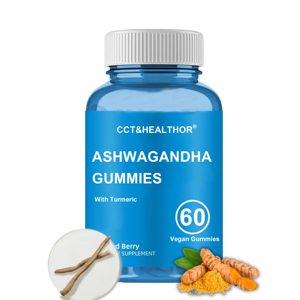 Ashwagandha Gummies สูตรสมุนไพรมังสวิรัติพร้อม D2วิตามินสำหรับการนอนหลับพักผ่อนร่างกาย - Product Image 1
